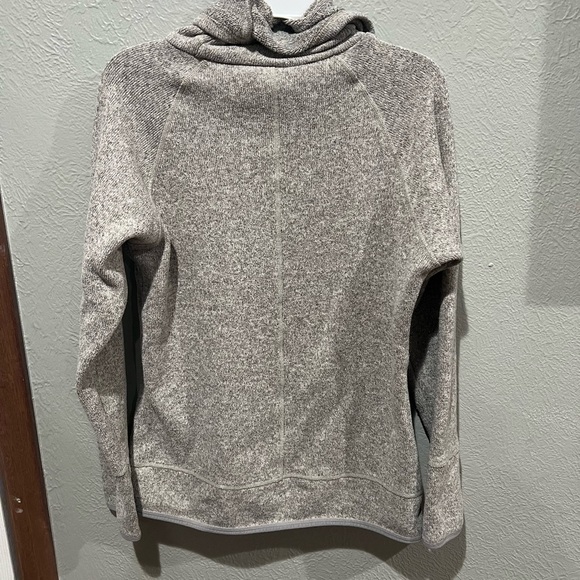 Eastern Mountain Sports Heathered Gray Women's Cowl Neck Sweater Size Small EUC - Picture 6 of 6